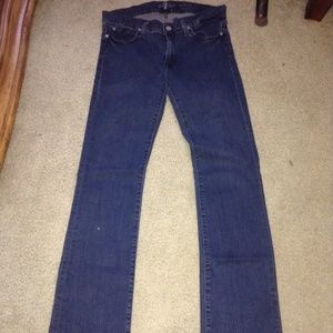 7 for All Mankind  Size 31 Womens skinny bootleg long jeans